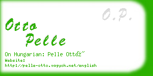 otto pelle business card